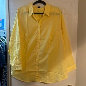 Brand New Romans plus size button down top